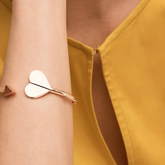 NWT Kate Spade Heritage Metal Spade Flex Cuff - Picture 3 of 12